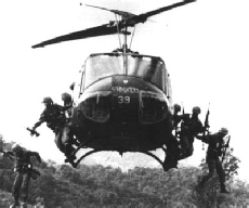 Vietnam Soilders Helicopter