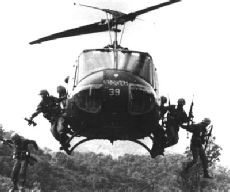 Vietnam Soilders Helicopter